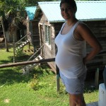 My belly at 22 weeks!  More than halfway!